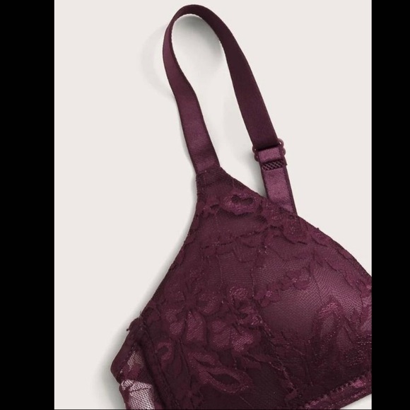 Floral Lace T-shirt Bra & Panty Set - Picture 3 of 5